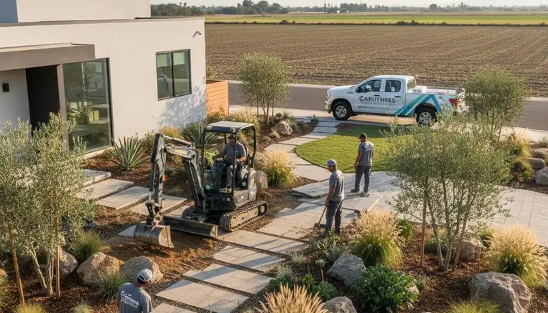 Landscaping service in Fresno, CA for residential and commercial outdoor maintenance
