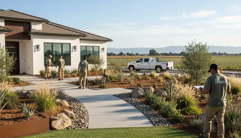 Landscaping services in Fresno, CA for residential and commercial outdoor property maintenance