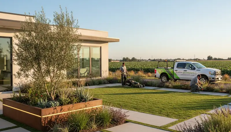 Landscaping services in Fresno, CA for residential and commercial outdoor property maintenance