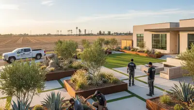Fresno, CA landscaping services for residential and commercial outdoor maintenance