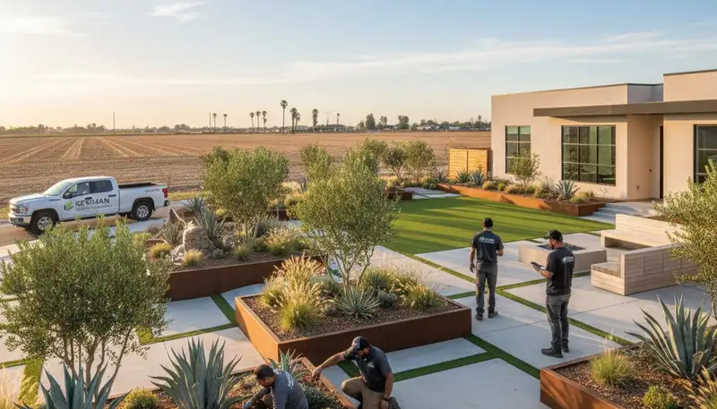 Fresno, CA landscaping services for residential and commercial outdoor maintenance