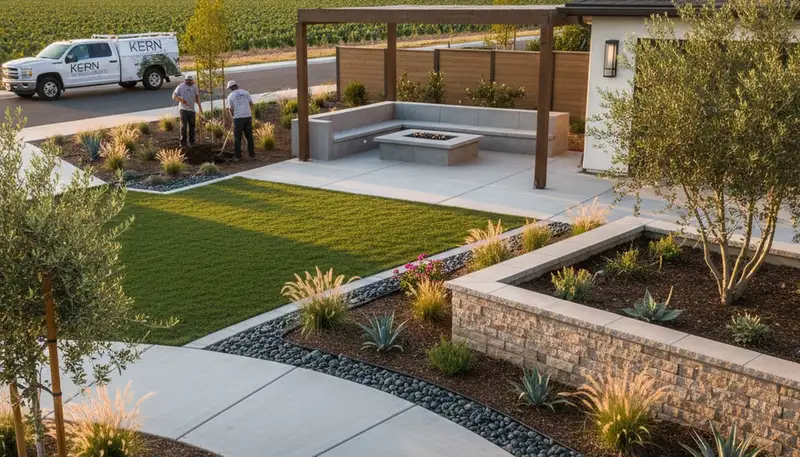 Landscaping services in Fresno, CA for residential and commercial properties