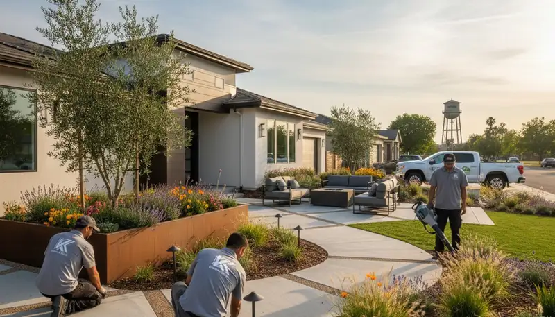 Landscaping services in Fresno, CA for residential and commercial properties