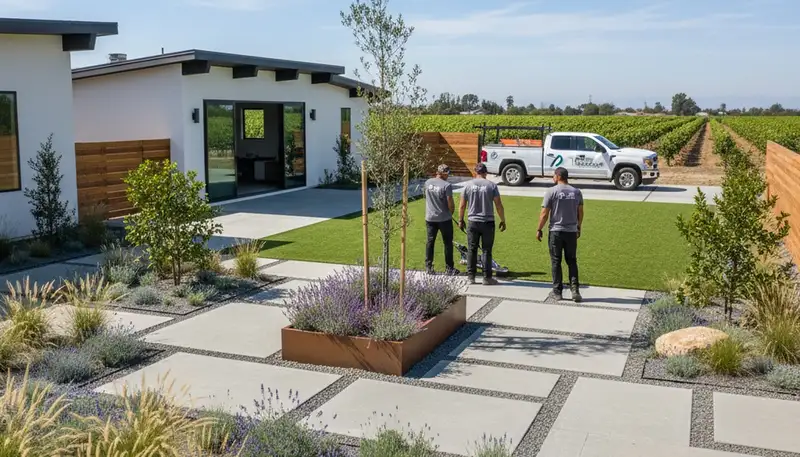 Landscaping services in Fresno, CA for residential and commercial properties