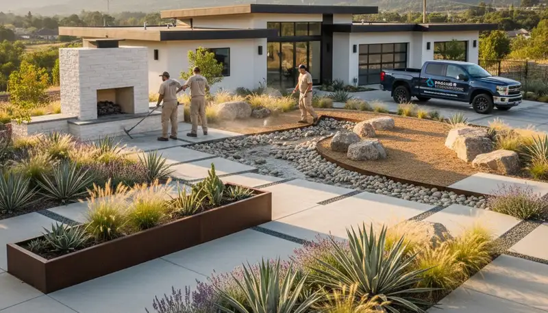 Landscaping service in Fresno, CA for residential and commercial outdoor maintenance