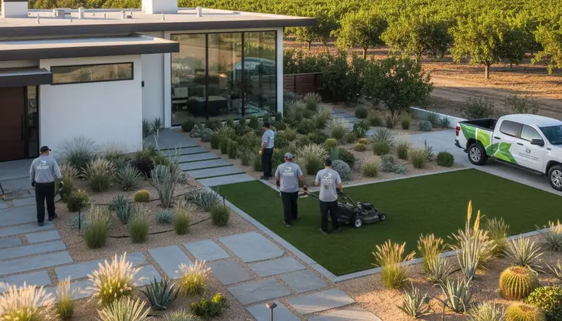 Landscaping service in Fresno, CA for residential and commercial outdoor maintenance