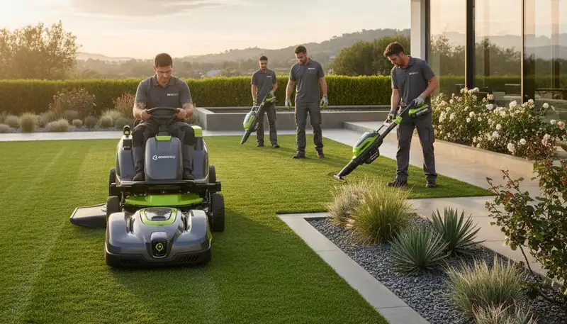 Fresno, CA lawn maintenance service for healthy grass, edging, and yard care in valley heat